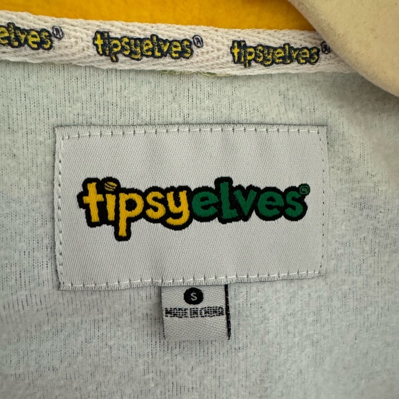 Tipsy Elves Fleece Rainbow Pride w/ Hoodie Onesie Unisex Small - Picture 9 of 11